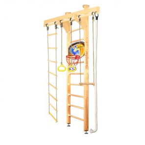   Kampfer Wooden Ladder Ceiling Basketball Shield