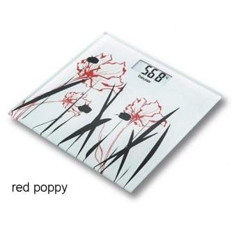 Напольные электронные весы Beurer GS27 Red Poppy