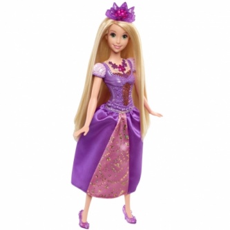 Кукла со световыми эффектами Mattel Disney Princess Рапунцель