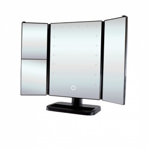 Косметическое зеркало Gess uLike 805 с подсветкой (черный)