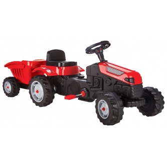 Педальный трактор Pilsan Active Tractor с прицепом