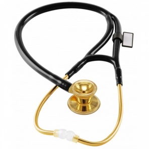 Стетоскоп MDF Instruments Classic Cardiology Dual Head желтое золото