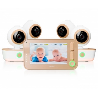 Видеоняня с четырьмя камерами Ramili Baby RV1300X4