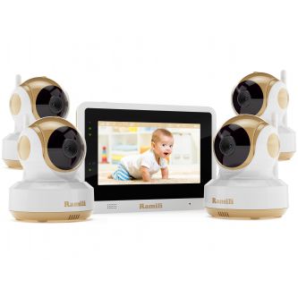 Видеоняня с четырьмя камерами Ramili Baby RV1500X4
