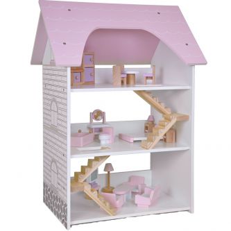 Кукольный домик с мебелью Babygarden Friendly House BG-DH-FH