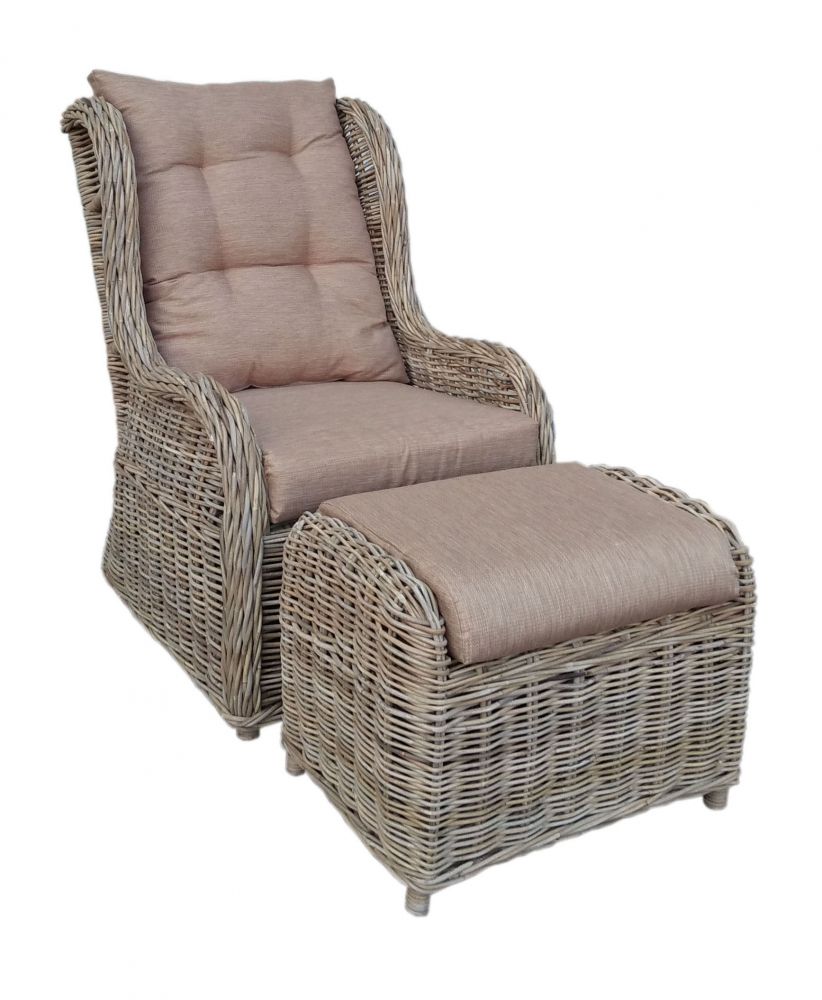 Кресло с банкеткой для ног