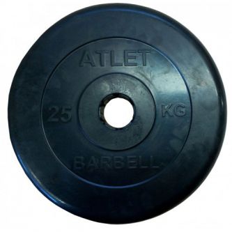 Диск для штанги MB Barbell 25 кг черный