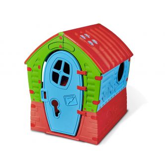 Игровой домик PalPlay Лилипут 680 голубой/красный