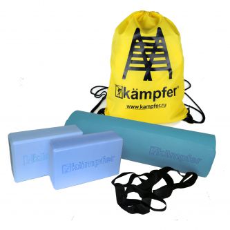 Набор для йоги Kampfer Combo Blue (желтый)