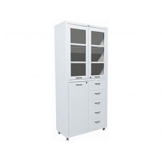 Шкаф медицинский двустворчатый Hilfe MД 2 1780 R-5