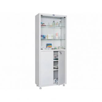 Шкаф медицинский двустворчатый Hilfe MД 2 1670/SG (1655/1755)