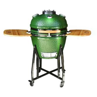 Керамический гриль-барбекю с окошком Start Grill SKL22 зеленый