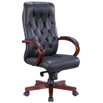 Кресло для руководителя Everprof Monaco Wood экокожа