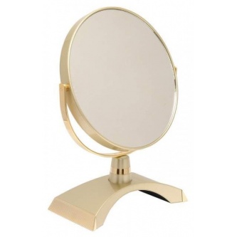 Настольное косметическое зеркало Weisen 53258 Gold