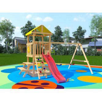 Детская уличная площадка IgraGrad Diy Крафтик со столиком