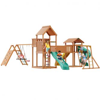 Детский игровой комплекс New Sunrise Jungle Palace Делюкс JB18