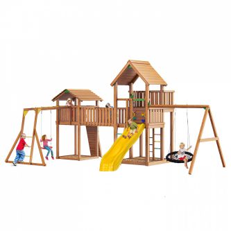 Детский игровой комплекс New Sunrise Jungle Palace Делюкс JB11