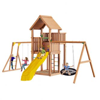 Игровой детский городок New Sunrise Jungle Cottage JC8
