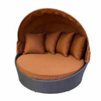 Шезлонг-диван Kvimol КМ099 коричневый