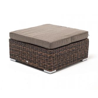 Плетенная оттоманка с подушкой 4SIS «Лунго» (гиацинт)