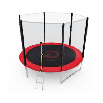 Батут с сеткой DFC Pelpo 10ft красный