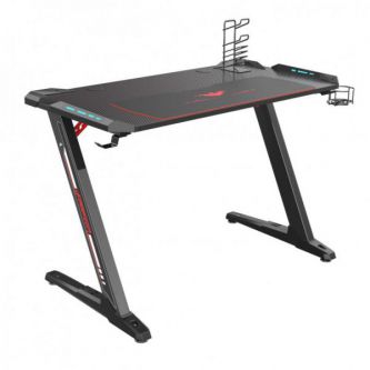 Стол для геймеров с синей подсветкой Eureka Z1 S