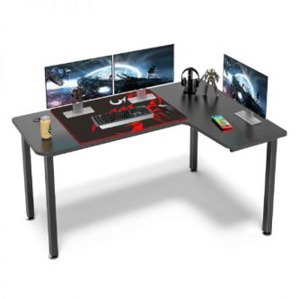 Компьютерный стол угловой Eureka ERK-CD-L01R-60B Black
