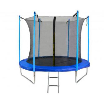 Батут с внутренней защитной сеткой DFC 14FT blue