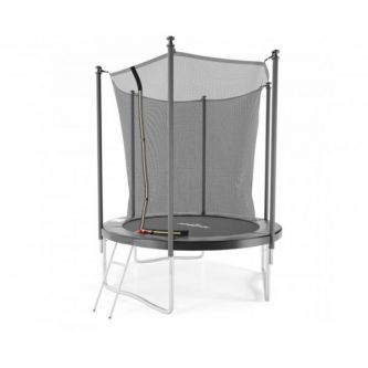 Батут с внутренней защитной сеткой DFC Trampoline STOCK 6 ft JUMP4FUN черный