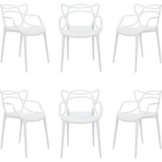 Комплект из 6-ти стульев BRADEX HOME Masters чёрный