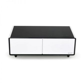 Умный кофейный столик с холодильником Eureka TB135, White+Black