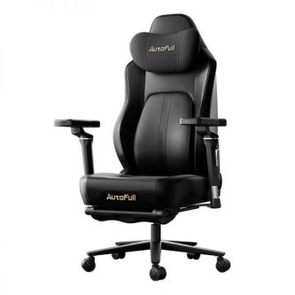 Кресло игровое компьютерное Autofull серия M6, AFM601BGS, с поддержкой для ног, черный