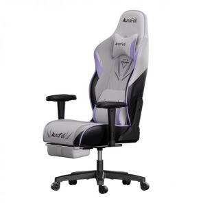 Компьютерное кресло Autofull серия C3, AFC301WSS, с поддержкой для ног, белый