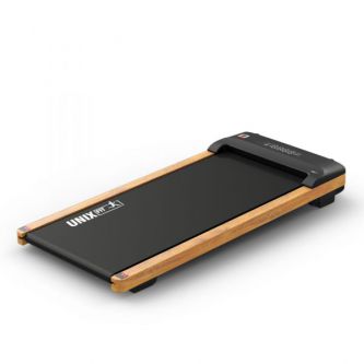 Беговая дорожка UNIX Fit Wood Way 3.0 (цвет: светлое дерево / черный)