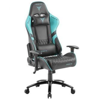 Кресло компьютерное игровое ZONE 51 CLUBPOINT Black-Cyan