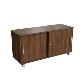 Тумба стационарная с раздвижными дверями Multi-Office Blackwood 103х46х60