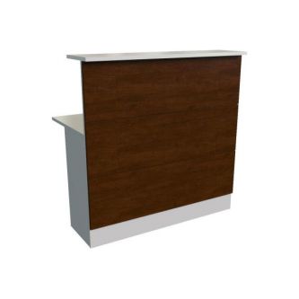 Модуль прямой Multi-Office Steel Reception 100х69х120 (каркас белый)