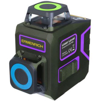 Лазерный уровень Ermenrich LV40 PRO фиолетовый