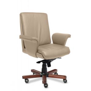 Кресло Multi-Office Split B кожа бежевая Madras Naturele