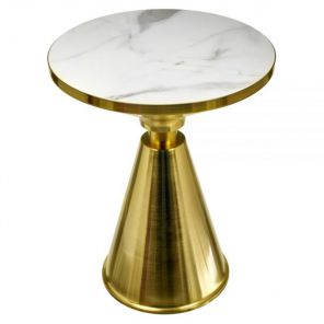 Стол BRADEX HOME Atlant диам.45см x 54см, золотой, металл, керамика