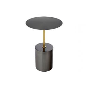 Стол BRADEX HOME Solid диам.40см x 58см, чёрный, металл