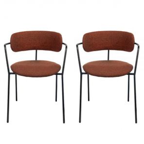 Стул BRADEX HOME Ant, букле терракотовый