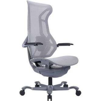 Эргономичное кресло Everprof Atom Grey Сетка Серый