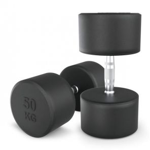 Гантель UNIX Fit PRO круглая обрезиненная 50 кг, 2 шт