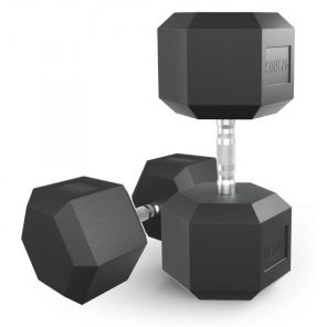 Гантель UNIX Fit обрезиненная 47,5 кг, 2 шт