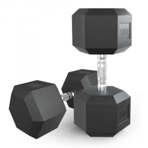 Гантель UNIX Fit обрезиненная 45 кг, 2 шт