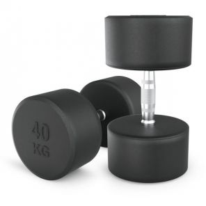 Гантель UNIX Fit PRO круглая обрезиненная 40 кг, 2 шт