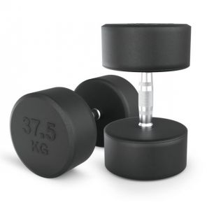 Гантель UNIX Fit PRO круглая обрезиненная 37,5 кг, 2 шт