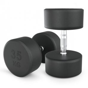Гантель UNIX Fit PRO круглая обрезиненная 35 кг, 2 шт