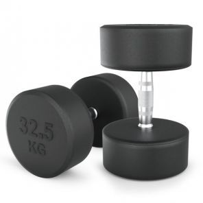 Гантель UNIX Fit PRO круглая обрезиненная 32,5 кг, 2 шт